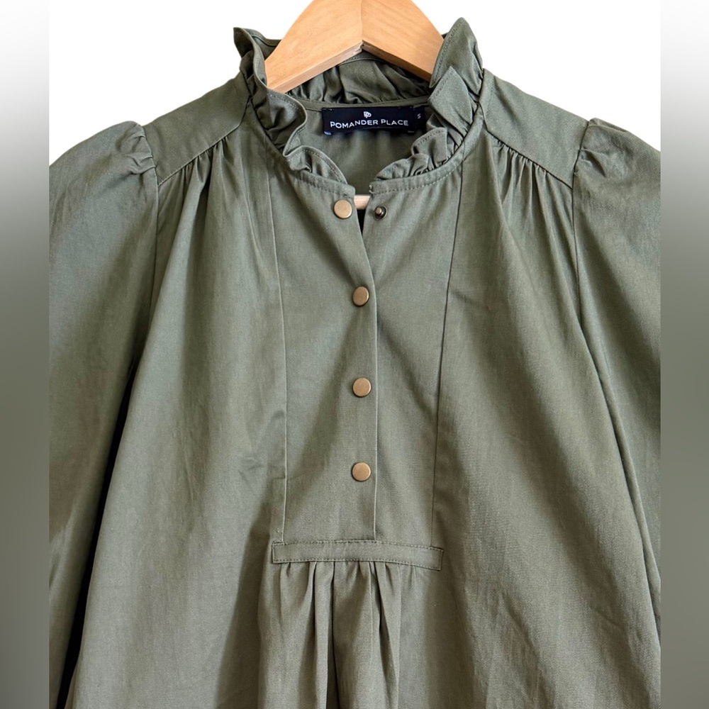 TUCKERNUCK Pomander Place Cotton Blend Preppy Minimalist City Chic Dress Sz S - Picture 3 of 9